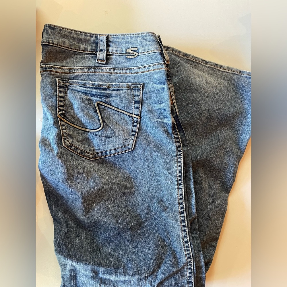 Silver jeans